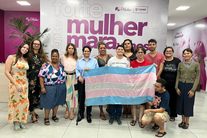 Defensoria participa da organização da “1ª Marsha Trans de MT”