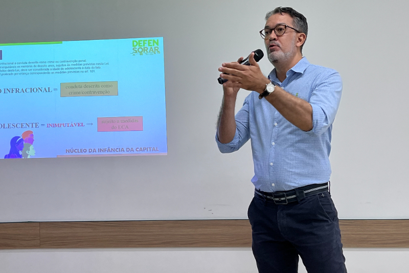Servidores da DPEMT realizam capacitação sobre atribuições do Núcleo da Infância e Juventude