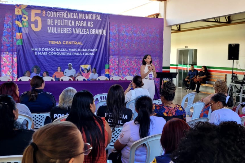 DPEMT participa da Conferência Municipal de Políticas para Mulheres em VG