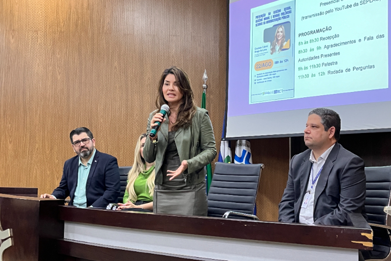 Defensoria Pública participa de evento sobre prevenção ao assédio na Administração Pública