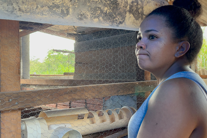 Projeto da DPEMT é esperança de agricultora que construiu sítio em área de conflito