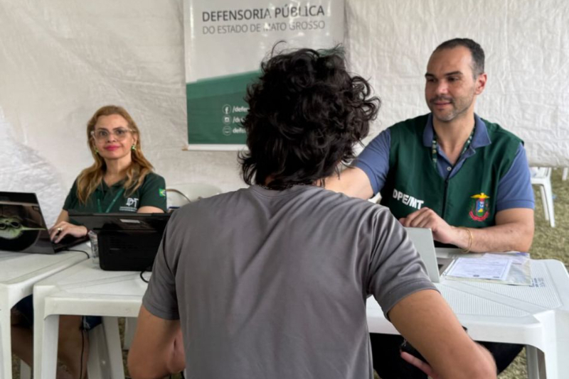 Defensoria participa de ação social que atendeu 1,5 mil pessoas em Cuiabá